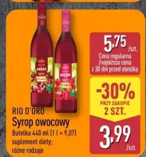 Syrop owocowy Rio D'Oro