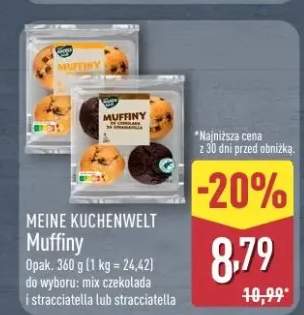 Muffiny Meine Kuchenwelt mix czekolada i stracciatella