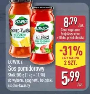 Sos pomidorowy Łowicz spaghetti