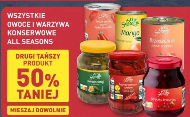 Owoce i warzywa konserwowe All Seasons