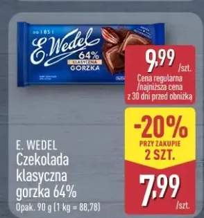 Czekolada klasyczna gorzka 64% E.Wedel