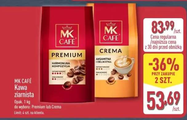 Kawa ziarnista MK Café Crema