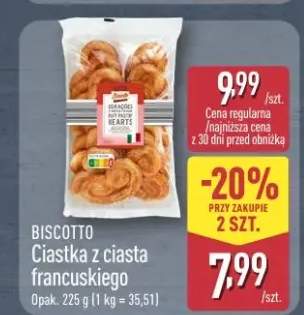 Ciastka z ciasta francuskiego Biscotto