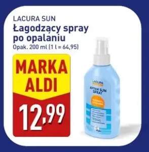 Łagodzący spray po opalaniu Lacura Sun