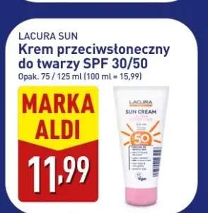 Krem przeciwsłoneczny do twarzy Lacura Sun SPF 30/50