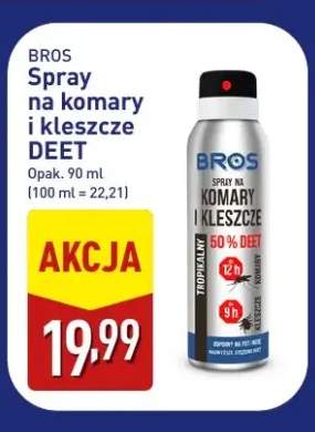 Spray Bros na komary i kleszcze DEET