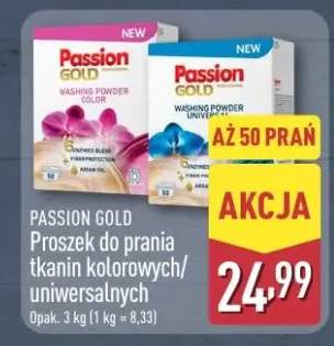 Proszek do prania tkanin uniwersalnych Passion Gold