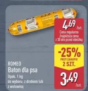 Baton dla psa Romeo z wołowiną