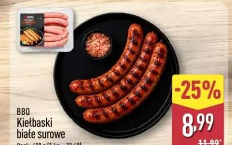 BBQ Kiełbaski białe surowe