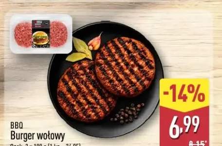 BBQ Burger wołowy