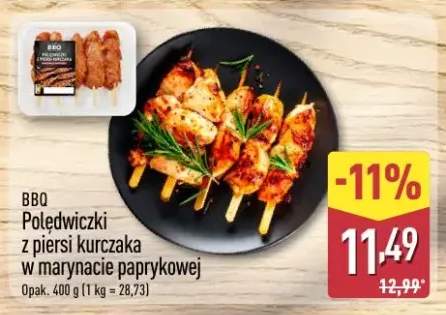 BBQ Polędwiczki z piersi kurczaka w marynacie paprykowej