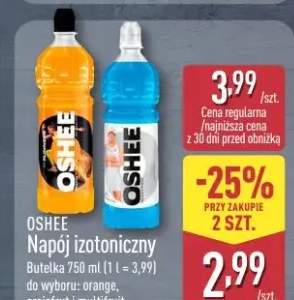 Napój izotoniczny Oshee multifruit