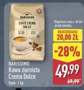 Kawa ziarnista Crema Dolce Barissimo