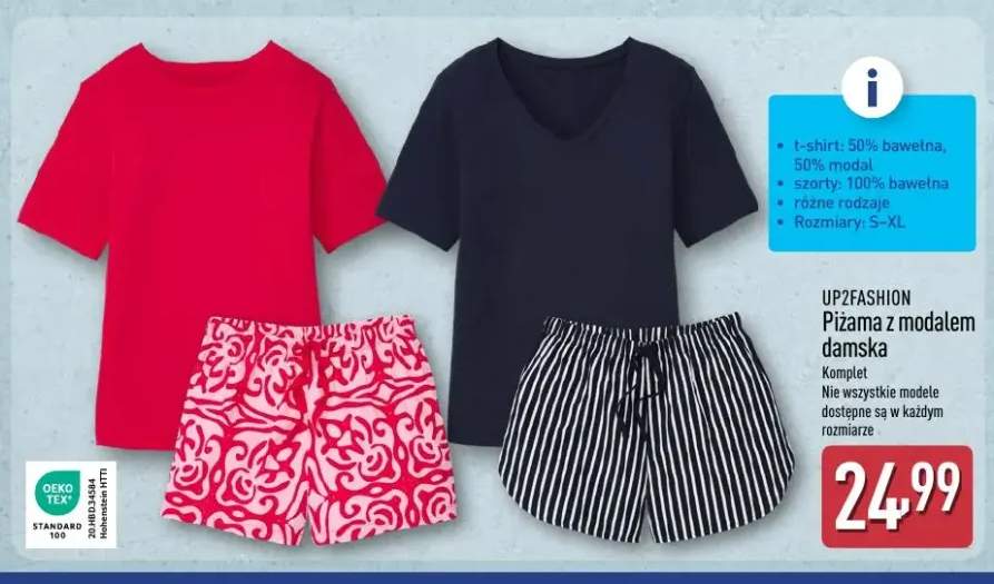 Piżama z modalem damska UP2FASHION