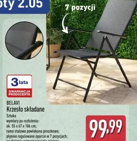 Krzesło składane Belavi