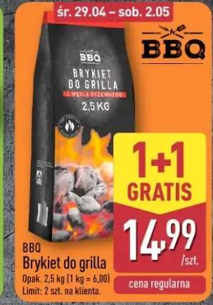Brykiet do grilla z węgla drzewnego BBQ