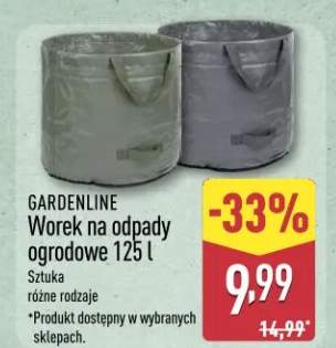 Worek na odpady ogrodowe Gardenline 125l
