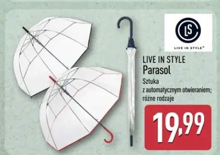 Parasol Live In Style z automatycznym otwieraniem