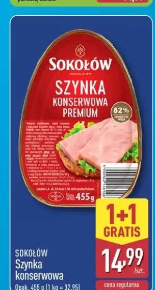 Szynka konserwowa premium Sokołów