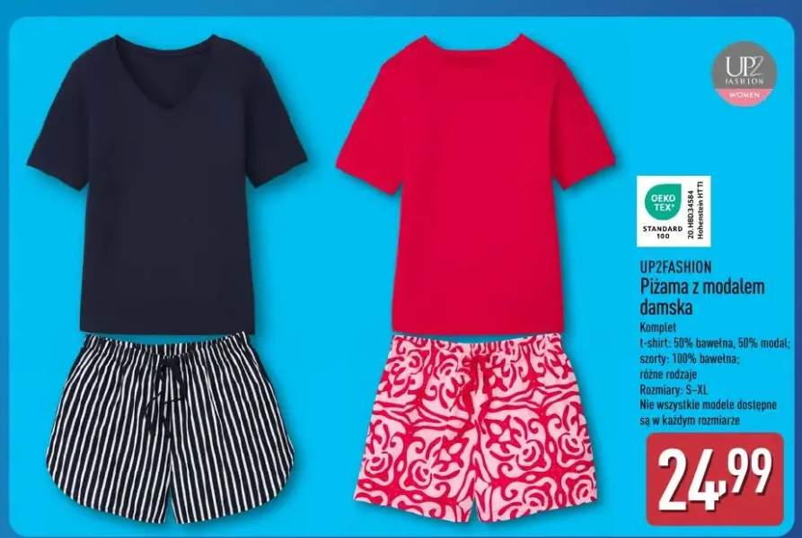 Piżama z modalem damska Up2Fashion