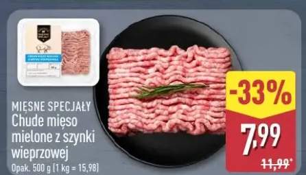 Chude mięso mielone z szynki wieprzowej Mięsne Specjały