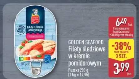 Filety śledziowe w kremie pomidorowym Golden Seafood