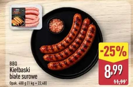 Kiełbaski białe surowe BBQ