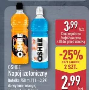 Napój izotoniczny orange Oshee