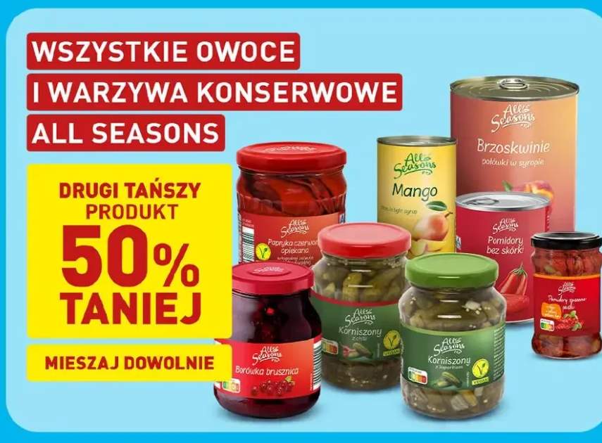 Owoce i warzywa konserwowe All Seasons