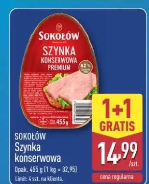 Szynka konserwowa premium Sokołów