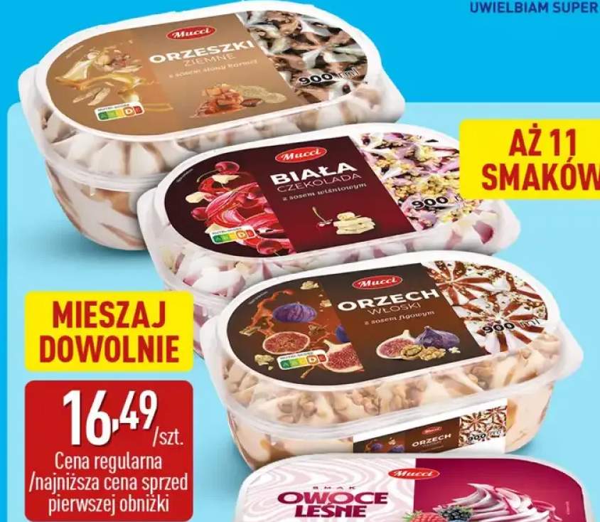 Lody Mucci Owoce Leśne