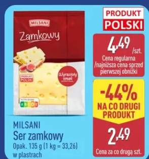 Ser zamkowy w plastrach Milsani
