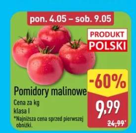 Pomidory malinowe polskie