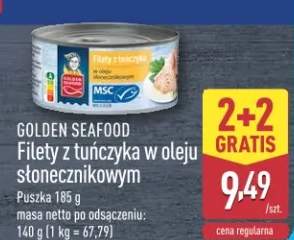 Filety z tuńczyka w oleju słonecznikowym Golden Seafood