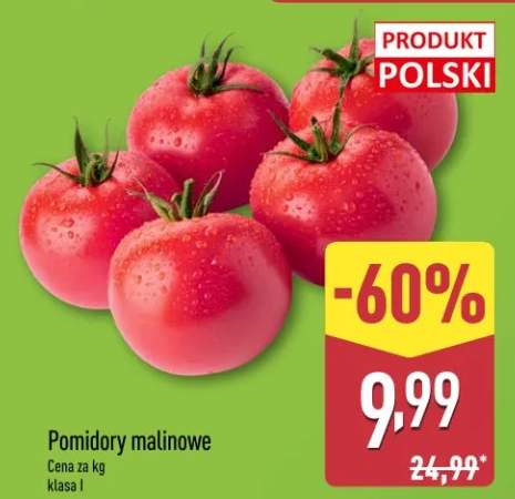 Pomidory malinowe polskie