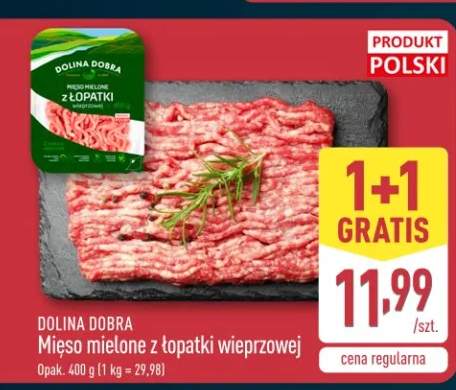 Mięso mielone z łopatki wieprzowej Dolina Dobra