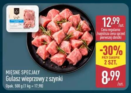 Gulasz wieprzowy z szynki Mięsne Specjały
