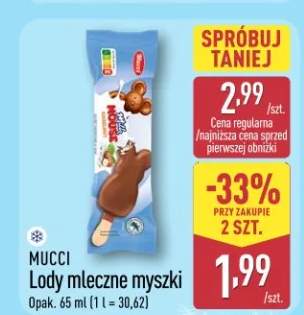 Lody Mucci mleczne myszki