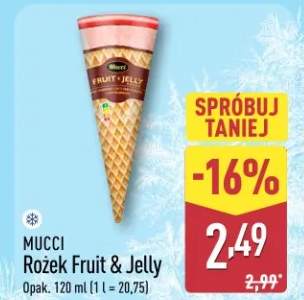 Lody Mucci Rożek Fruit & Jelly
