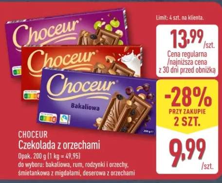 Czekolada Choceur z orzechami