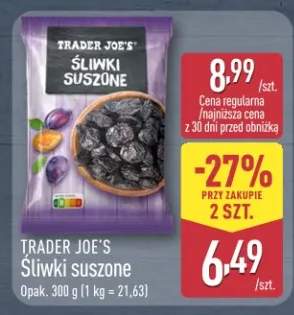 Śliwki suszone Trader Joe's