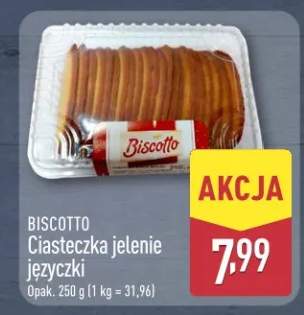 Ciasteczka Biscotto jelenie języczki