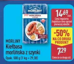Kiełbasa Morliny morlińska z szynki