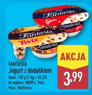 Jogurt z dodatkiem Fantasia M&M's