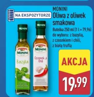 Oliwa z oliwek smakowa Monini z bazylią