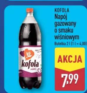 Napój gazowany o smaku wiśniowym Kofola