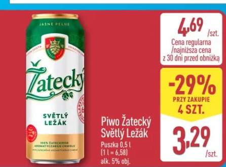 Piwo Żatecký Světlý Ležák