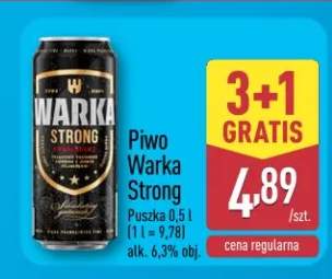 Piwo Warka Strong