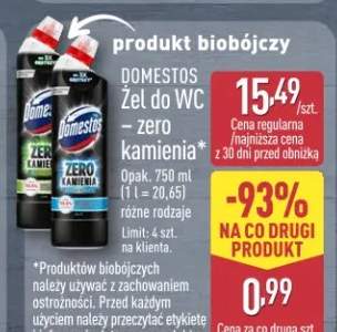 Żel do WC zero kamienia Domestos