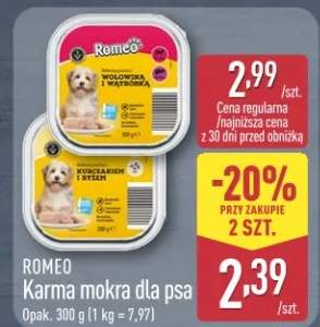 Karma mokra dla psa Romeo